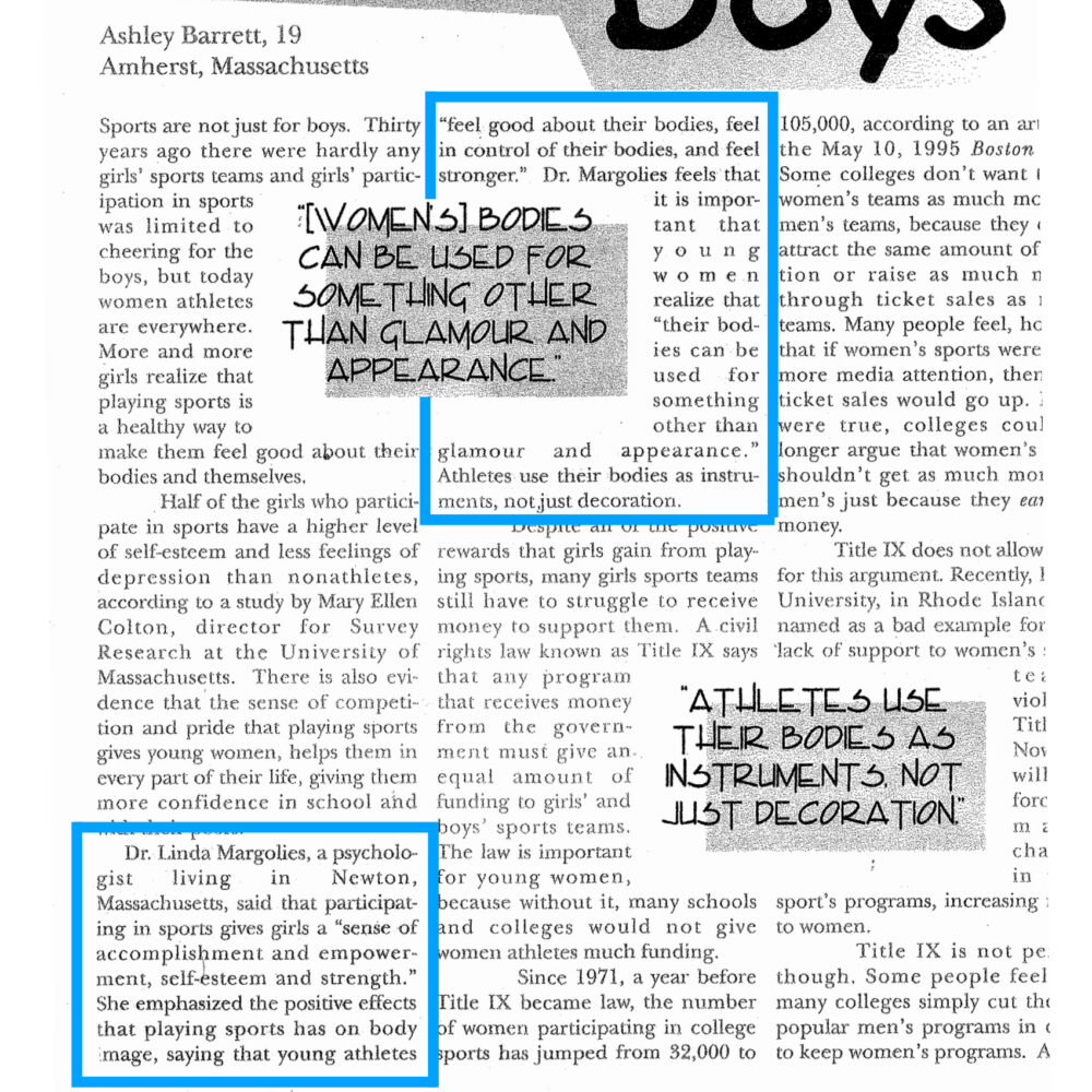 Article discusses the importance of sports for girls, highlighting empowerment and body positivity. Dr. Margolies emphasizes sports' benefit